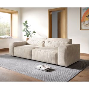 Big-Sofa Sirpio XL 270x130 cm koorduroy beige
