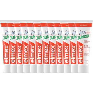 Elmex Junior Anti-Cariës Tandpasta - Voordeelverpakking 12 x 75 ml