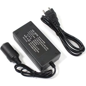 Omvormer Auto - Converter - Sigarettenaansteker - 220V Naar 12V - 5A Dc - Power Converter - Transformator - Adapter - Socket - Auto - EU Plug