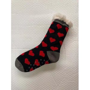 wintersok met fleece voering en anti-slip - sinterklaas - kerst