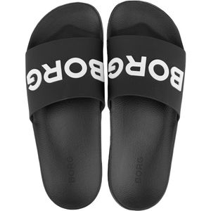 Badslipper - Knox - Zwart/Wit - Flexibel - Comfortabele Pasvorm