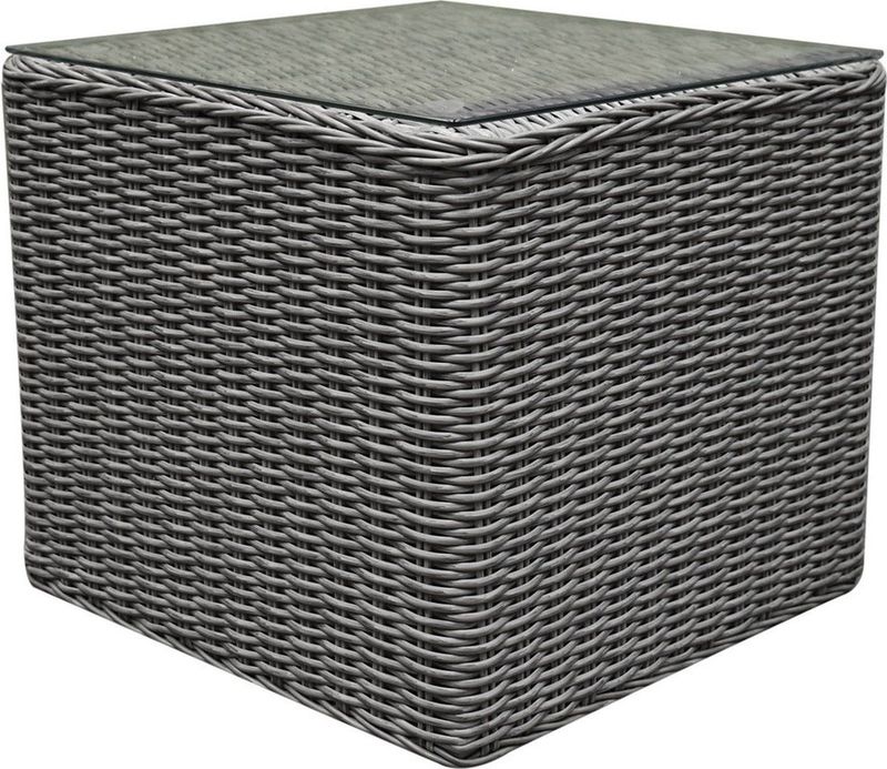 Toscane bijzettafel 50x50xH45 cm grijs