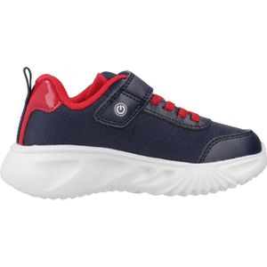 Geox - J Assister Boy - Sneakers - Navy / Rood - Ademend
