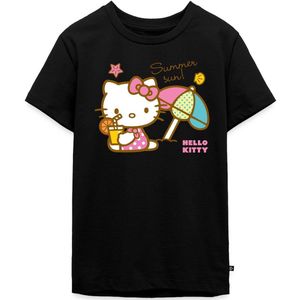Hello Kitty Op Het Strand Onder Een Zonnescherm Premium T-Shirt Tiener
