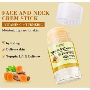 Rozino - Kurkuma & Vitamine C Gezichts- en Nekcrème Stick - 40g