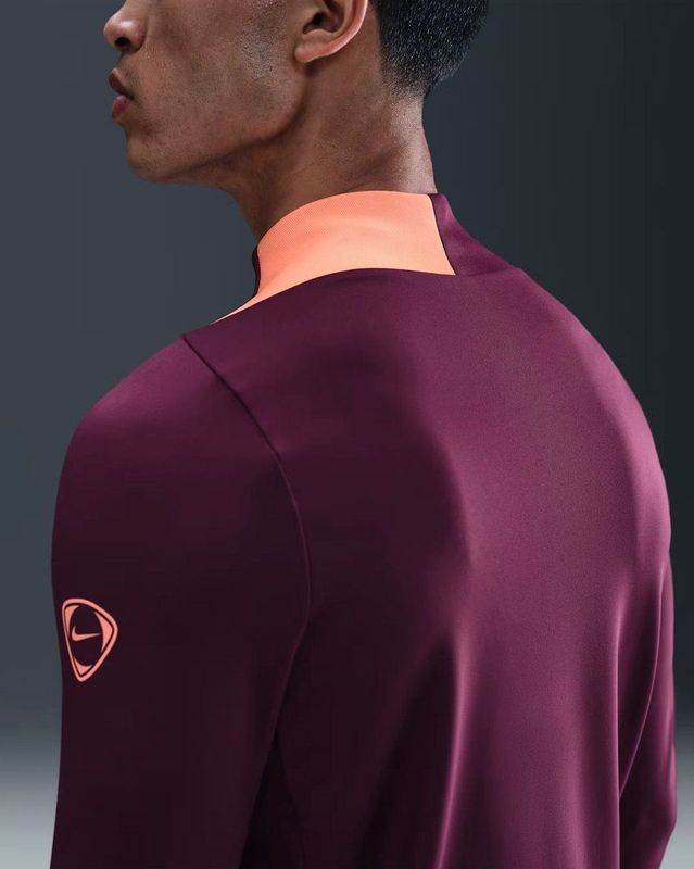 M nike dry-fit strike dril top t90 - Voetbalshirt korte mouw heren - Rood