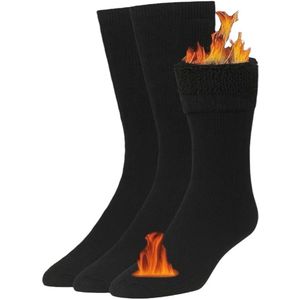 Thermal Fleece Socks Set - 3 of 6 Pairs for Winter Skiing