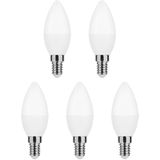 Modee E14 LED Lamp - Warm Wit - 7W - 700lm - LED Kaarslamp B35 - Vervangt 54W Halogeen Gloeilamp - 5 stuks
