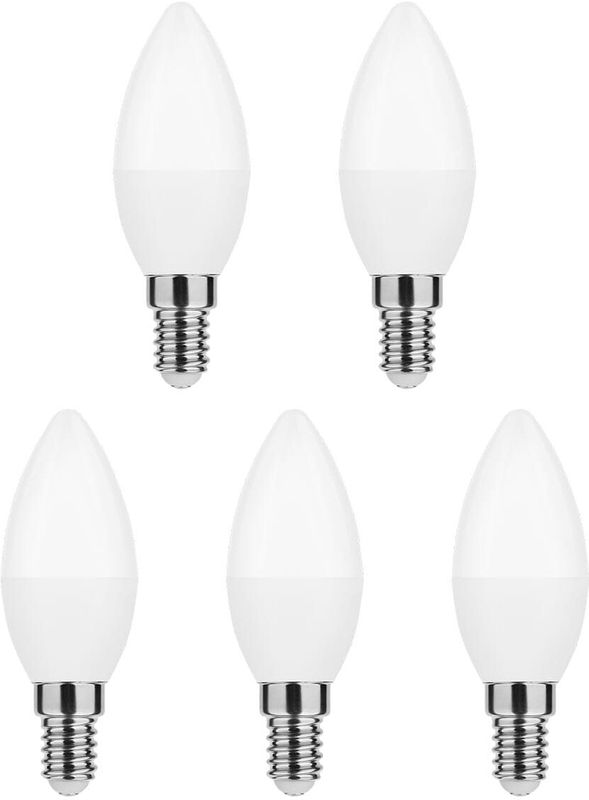 Modee E14 LED Lamp - Warm Wit - 7W - 700lm - LED Kaarslamp B35 - Vervangt 54W Halogeen Gloeilamp - 5 stuks
