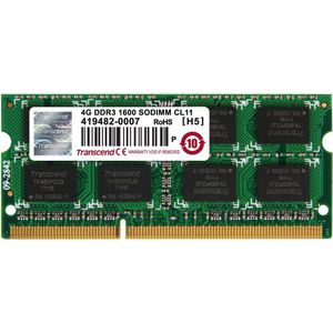 Transcend JetRam JM1600KSN-4G geheugenmodule 4 GB 1 x 4 GB DDR3