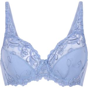 Hunkemöller Dames Lingerie Niet-voorgevormde beugel bh Diva - Blauw - maat B70