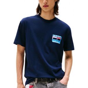 Tommy Jeans - T-shirt - Regular Fit - Effen - Puur Katoen