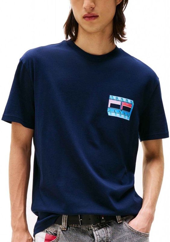 Tommy Jeans - T-shirt - Regular Fit - Effen - Puur Katoen