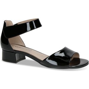 Caprice - 9-28212-018 - Sandaal - Zwart - Leren Bovenwerk - G-Breedte