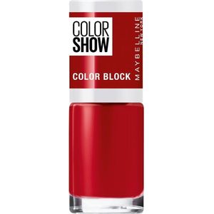 MAYBELLINE COLOR SHOW LACA DE UA'AS 486 SOLIC SCARLETT 1UN