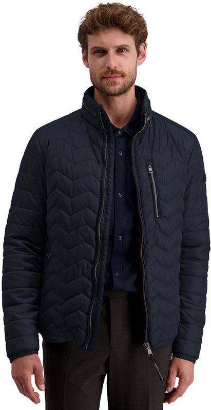 Pierre Cardin - Tussenjas - Donkerblauw - Gewatteerd Puffer-model
