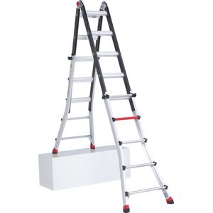 Altrex Varitrex Teleprof 4x5 sporten - Telescopische ladder - Werkhoogte 6.25m