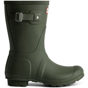Hunter - Original Wellington Boot Short - Regenlaars - Olijfgroen - 100% Natuurrubber