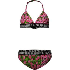 SuperRebel R501-5002 Meisjes triangle bikini-AO tulip-Maat 12-152
