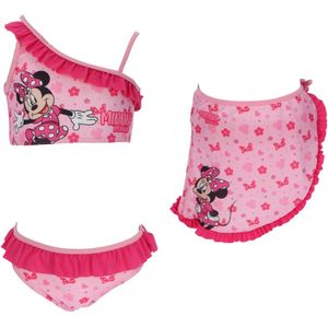 Minnie Mouse Bikini + Sarong - Maat 6/8 Jaar