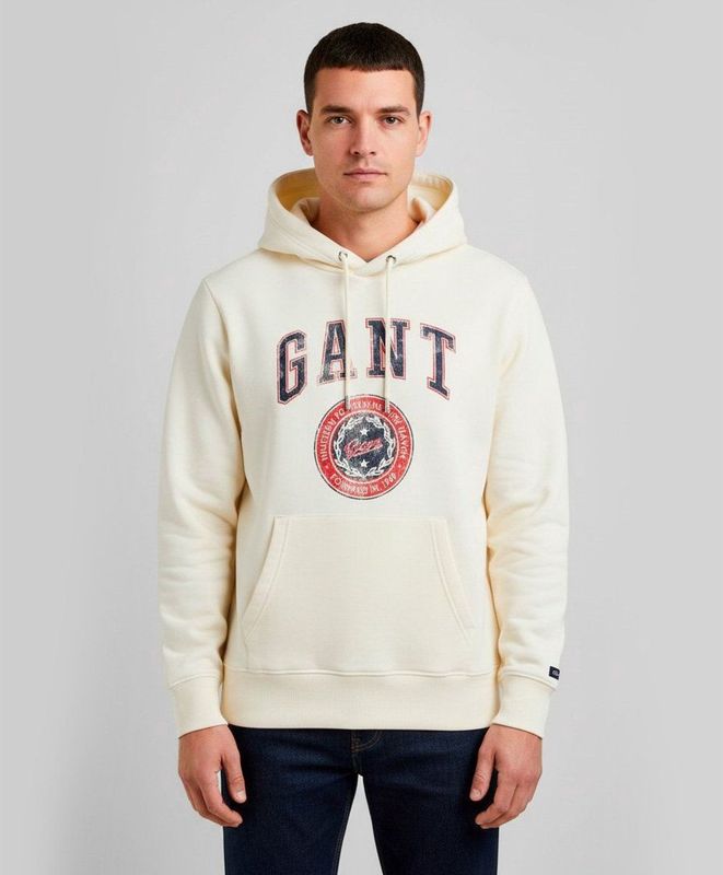 Gant - Grafisch - Sweatshirt - Beige