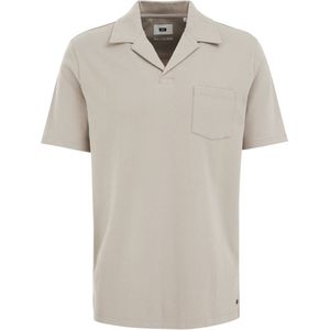 WE Fashion - Slim Fit Polo - Lichtgrijs - Katoen