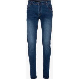 Unsigned comfort stretch fit heren jeans lengte 34 - Blauw - Maat 30/34