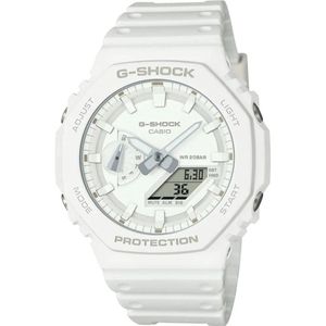 Casio G-Shock GA-2100-7A7ER Horloge - Kunststof - Wit - Ø 45 mm