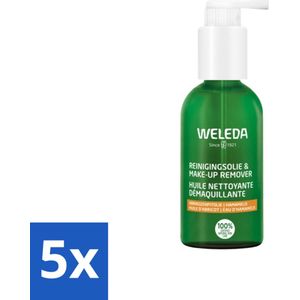 WELEDA - Reinigingsolie & Make‑up Remover - 150 ml - Bulkverpakking - 5 stuks