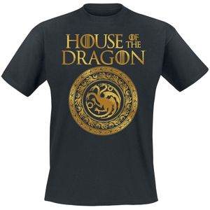 Game Of Thrones House of the Dragon - Ornament Sigil Heren T-shirt - zwart - XL