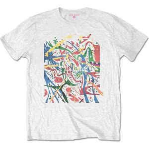 Pink Floyd - Pollock Prism Heren T-shirt - 2XL - Wit