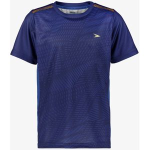 Dutchy Dry kinder voetbal T-shirt blauw - Maat 140