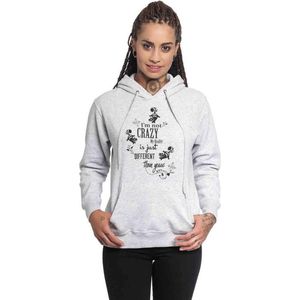 Alice In Wonderland - I'm Not Crazy Hoodie/trui - XS - Grijs