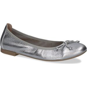 Caprice - Dames Ballerina - G-breedte - Zwart - Leer