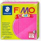 FIMO kids boetseerklei 42 g glitter rose