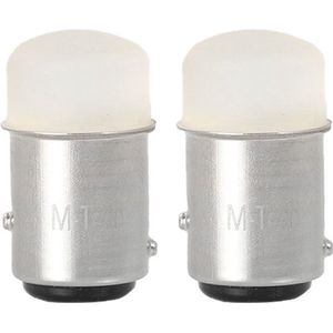 BAy15d - 1157 - autolamp set - wit | P21/5W - 7528 - 2x 9-SMD LED 5700K | 3 Watt - 12V DC