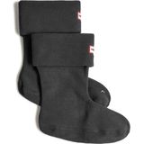 Hunter recycled fleece short boot sock BLACK Unisex Regenlaarzen - Maat L
