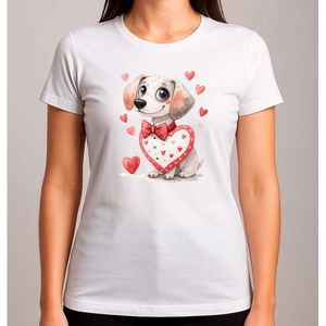 Wafje - T Shirt - DogLife - PuppyLove - DogLovers - CuteDog - HondenLeven - PuppyLiefde - HondenLiefhebbers - SchattigeHond - Cute - Couple - Gift