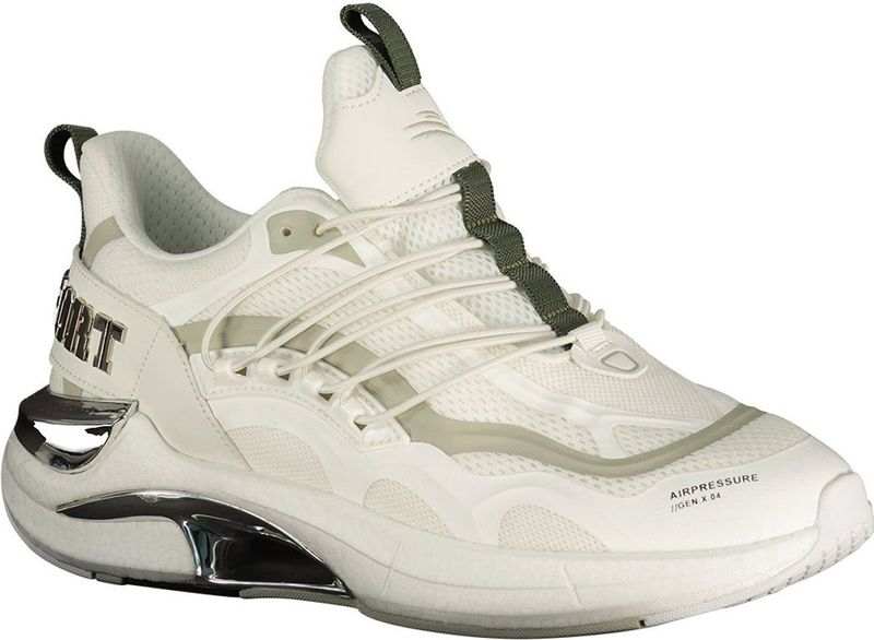 Plein Sport - Hardloopschoenen - Zwart - Mesh en Leerachtig - Schokabsorberend