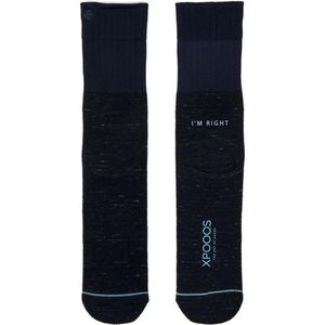 XPooos Essential Bamboo Sokken Marine Blauw 67002, Maat 39/42
