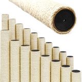 Ø 9,2 cm: 35cm Sisal Stam voor Katten Krabpaal - M8 Sisalpaal voor Kattenboom