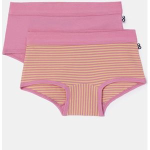 Woody 2 boxers meisjes - roze - streep - 252-10-SHD-Z/015 - maat 152