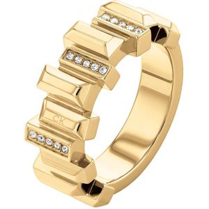 Calvin Klein - 35000333D - Ring - Geelgoud - Roestvrij Staal