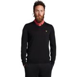 Lyle & Scott V-hals Sweater Zwart L Unisex