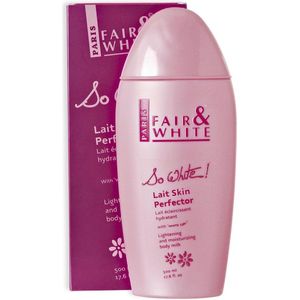Fair And White So White Lait Skin Perfector Brightening and Moisturizing Body Milk 500ml