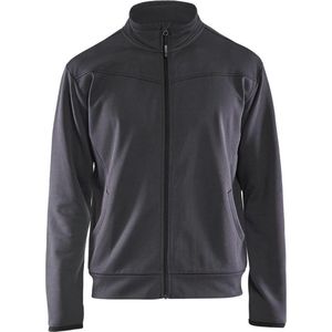 Blaklader Service sweatshirt met rits 3362-2526 - Medium Grijs/Zwart - L