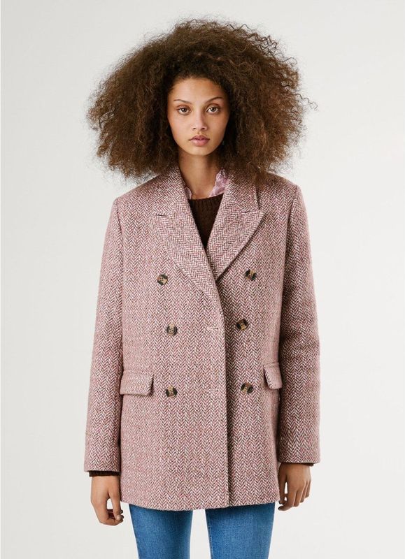 Pepe Jeans - PL4024360 - Mantel - Roze - Casual - Polyester