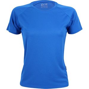 Damessportshirt 'Tech Tee' met korte mouwen Royal Blue - M