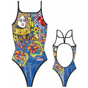 Turbo Queen Heart Vintage Zwemkleding