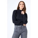 GARCIA - Longsleeve - Zwart - Effen T-shirt - Lange Mouw